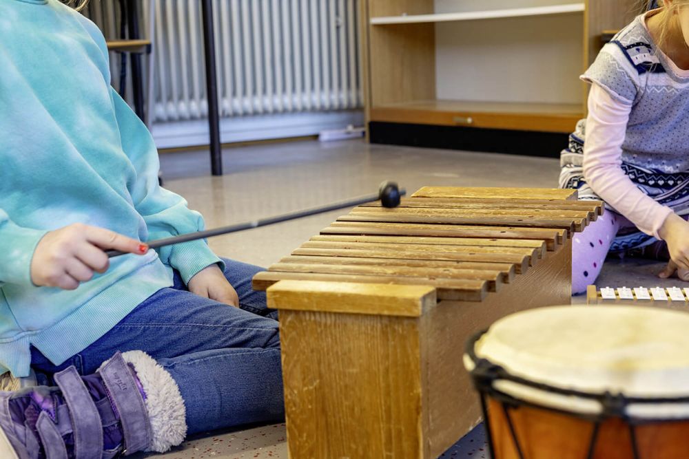 Musizieren an der Grundschule Mudau